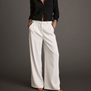 12th Tribe Skylar White Trousers Size LL